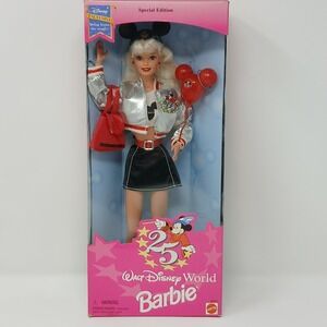 1996 Disney Exclusive 25th Anniversary WALT DISNEY WORLD Barbie #16525 NIB